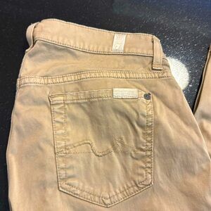 7 For All Mankind Gwenevere khaki pants